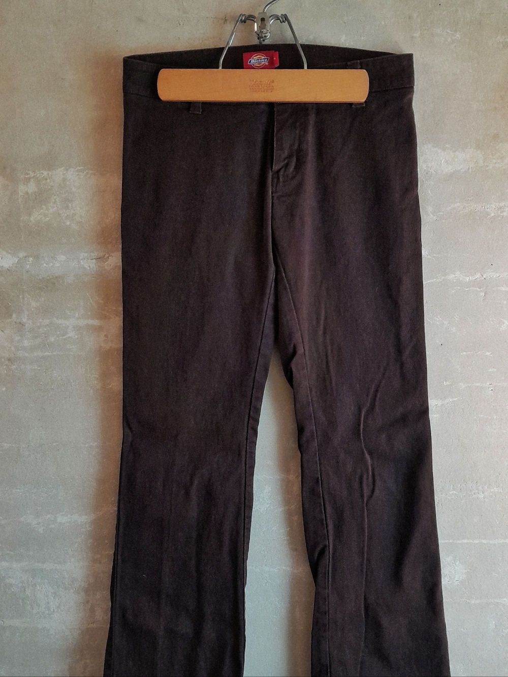 548a-549a. brown vintage Dickies cotton low rise 2000s y2k trouser pants, 3